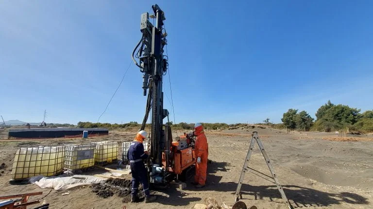 Illustrative image of Exploratory test pit in Santa Ana