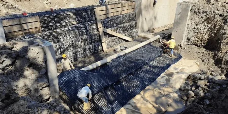 Illustrative image of Geogrid specification in Santa Ana