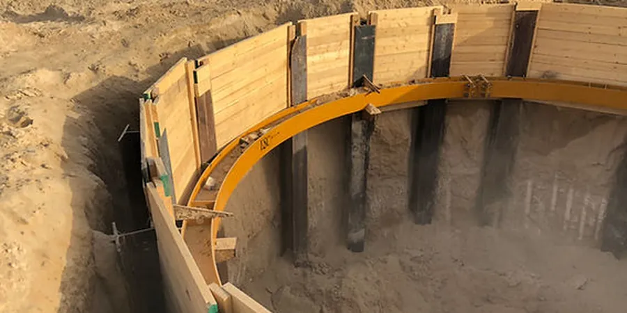 Illustrative image of Pile foundation design in Santa Ana